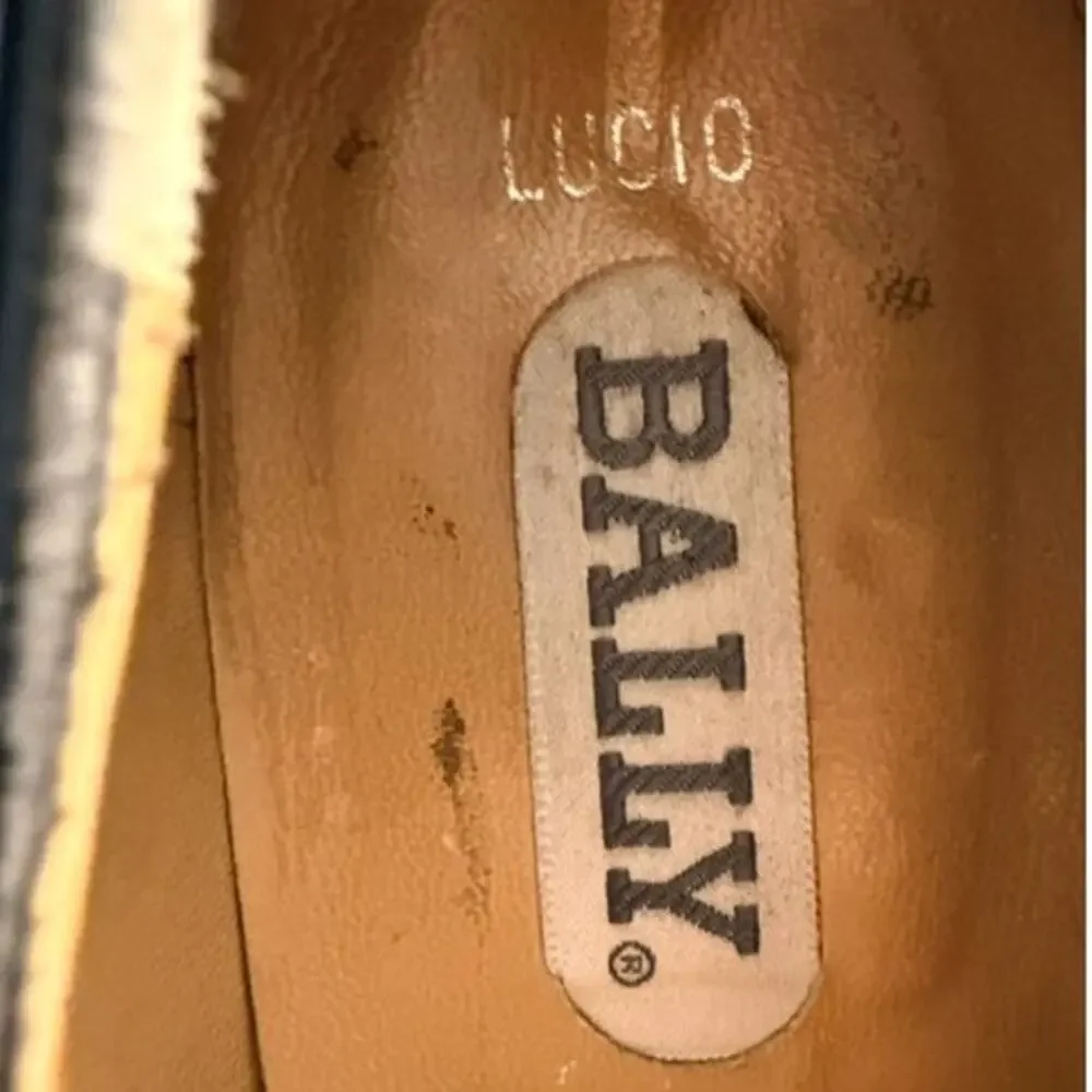 Vintage Bally Lucio Genuine Crocodile Split Vamp Tassel Loafers 9.5D